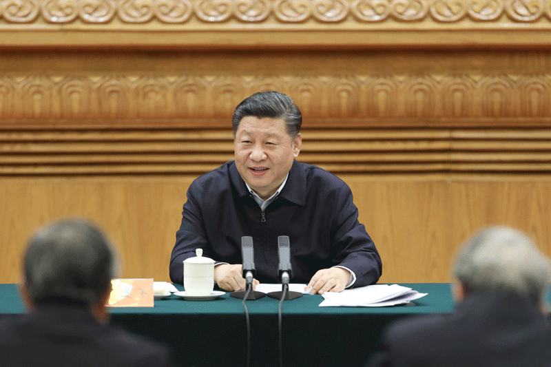 2019年3月18日，習(xí)近平總書記在北京主持召開學(xué)校思想政治理論課教師座談會(huì)并發(fā)表重要講話。
